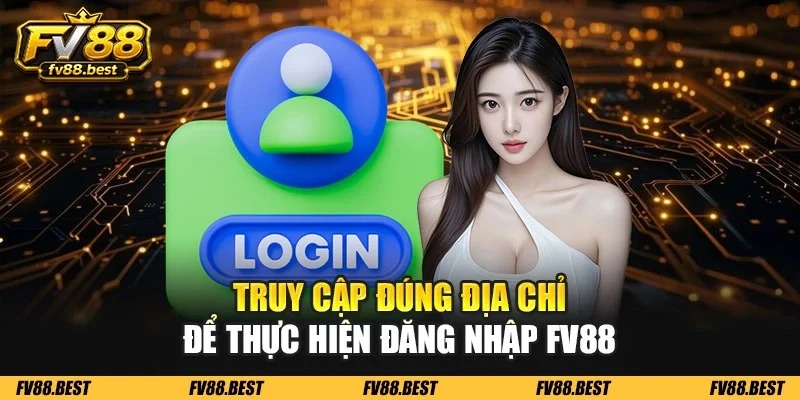 Truy cập đúng địa chỉ để thực hiện đăng nhập FV88