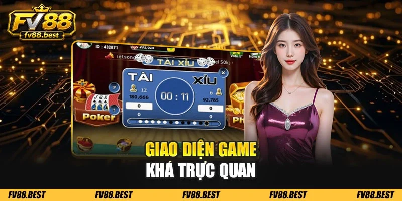 Giao diện game khá trực quan